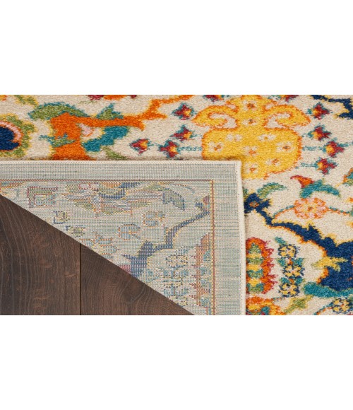 Nourison Allur Ivory Multicolor ALR03 2 ft. X 6 ft. Rectangle Rug