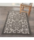 Nourison Aloha Area Rug ALH21-Grey/Charcoal