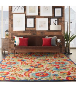 Nourison Aloha - Alh17 Multicolor Area Rug 7 ft. 10 X 10 ft. 6 Rectangle