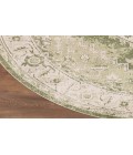 Nourison Astra Machine Washable Ivory Green ASW11 7 ft. 10 in. Round Rug