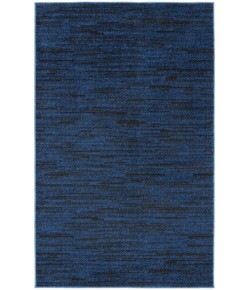 Nourison Essentials - Nre01 Midnight Blue Area Rug 9 ft. X 12 ft. Rectangle