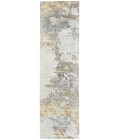 kathy ireland Home Safari Dreams Runner Area Rug KI371-Ivory/Gold