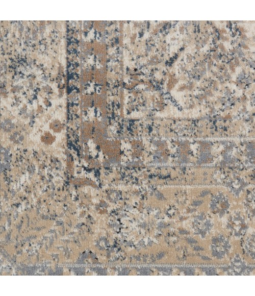 kathy ireland Home Malta Area Rug MAI01-Ivory/Blue