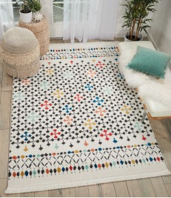 Nourison Dws05 Kamala - Ds504 White Area Rug 9 ft. 3 X 12 ft. 9 Rectangle