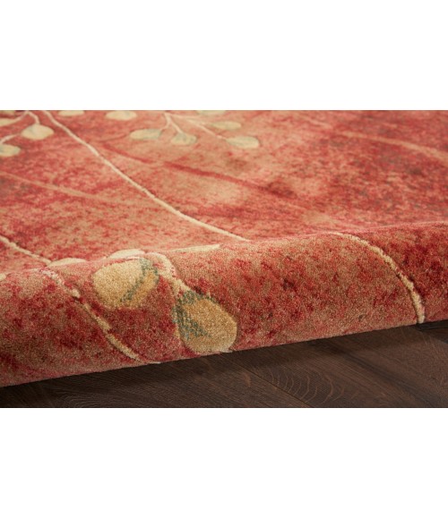 Nourison Somerset Round Area Rug ST74-Flame
