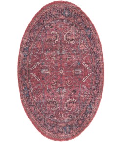 Nicole Curtis Machine Washable Series 1 Brick SR102 7 ft. 10 in. Round Rug