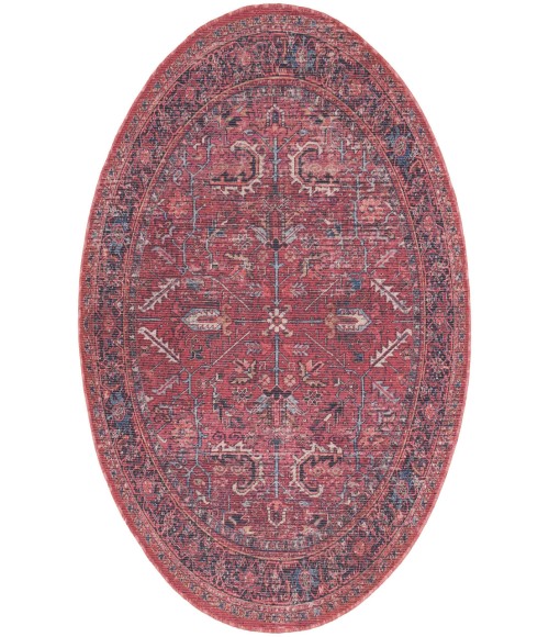 Nicole Curtis Machine Washable Series 1 Brick Rug SR102 7 ft. 10 in. Round - Rugs Town Nicole Curtis Machine Washable Series 1 Brick SR102 7 ft. 10 in. Round Rug