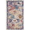 Nourison Grafix Blue Multicolor GRF31 2 ft. 3 in. X 7 ft. 6 in. Rectangle Rug