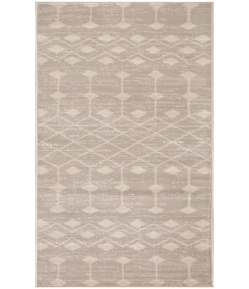 Nourison Grafix Beige GRF37 2 ft. 3 in. X 10 ft. Rectangle Rug