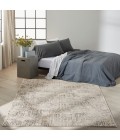 Calvin Klein Irradiant Area Rug IRR01 Cream Black