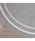 Nourison Nourison Essentials Area Rug NRE02 Grey/Ivory