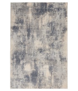 Nourison Rustic Textures - Rus02 Blue Ivory Area Rug 5 ft. 3 X 7 ft. 3 Rectangle