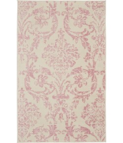 Nourison Jubilant - Jub09 Ivory Pink Area Rug 3 ft. X 5 ft. Rectangle
