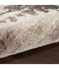Kathy Ireland American Manor Area Rug AMR04 Iv/Mocha 2'2" x 7'6"