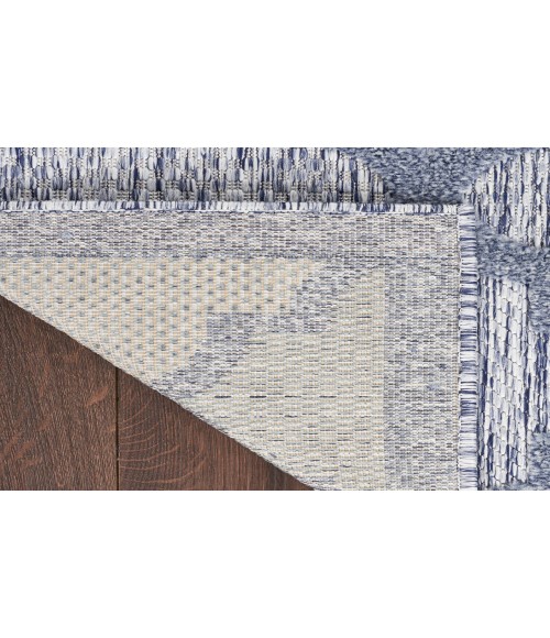 Nourison Easy Care Denim Blue NES01 2 ft. X 6 ft. Rectangle Rug