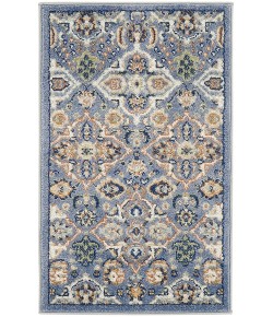 Nourison Allur Light Blue ALR03 3 ft. X 5 ft. Rectangle Rug