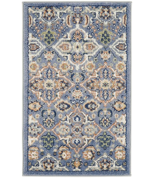 Nourison Allur Light Blue ALR03 3 ft. X 5 ft. Rectangle Rug