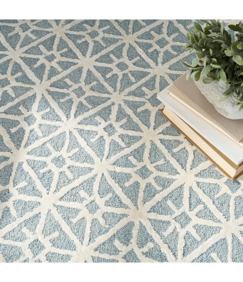 Nicole Curtis Series 2 Area Rug SR201 Light Blue
