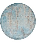 Nourison KARMA Area Rug Nourison Karma Round Area Rug KRM01-Blue