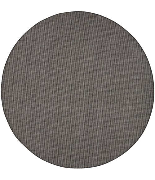 Nourison Positano Round Area Rug POS01-Charcoal