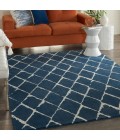 Nourison Twilight Area Rug TWI15 Navy 5'6" x 8'