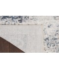 Nourison Astra Machine Washable Ivory Blue ASW16 7 ft. 10 in. X 10 ft. Rectangle Rug
