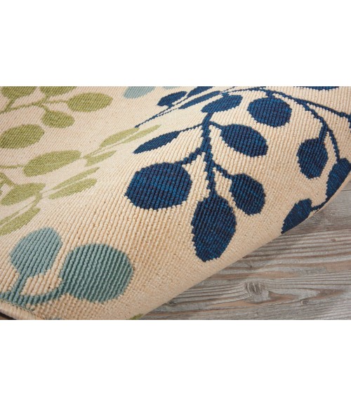 Nourison CARIBBEAN Area Rug Nourison Caribbean Runner Area Rug CRB01-Ivory