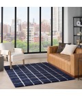 DKNY West End Ave Navy Ivory WTE01 6 ft. X 9 ft. Rect. Rug