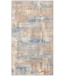 Calvin Klein Ck950 Rush - Ck951 Blue Beige Area Rug 2 ft. 2 in. X 3 ft. 9 in. Rectangle