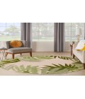 Nourison Aloha Ivory Green ALH40 7 ft. 10 in. Round Rug