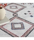 Nicole Curtis Machine Washable Series 1 Area Rug SR108 Ivory/Multi