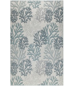 Nourison Garden Oasis Blue GOA05 8 ft. X 10 ft. Rectangle Rug