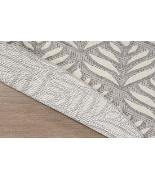 Nourison Aloha Grey ALH35 7’10” Round Rug