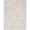 Nourison Home Modern Shag Ivory Grey MMD06 5 ft. 3 in. X 7 ft. Rectangle Rug