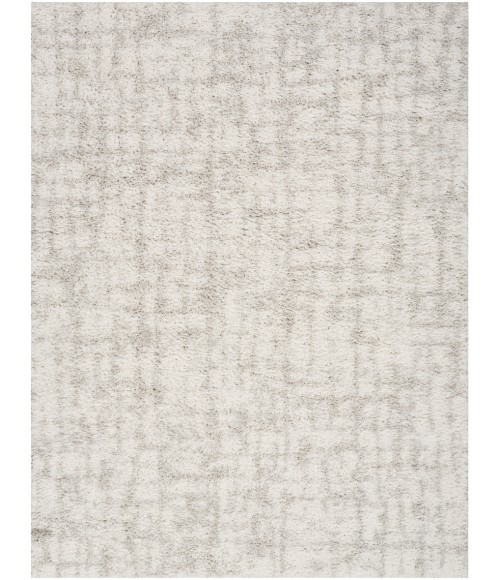 Nourison Home Modern Shag Ivory Grey MMD06 5 ft. 3 in. X 7 ft. Rectangle Rug