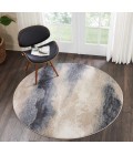 Nourison Maxell Round Area Rug MAE06-Flint