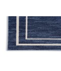 Nourison Nourison Essentials Navy Ivory NRE02 7 ft. X 10 ft. Rectangle Rug