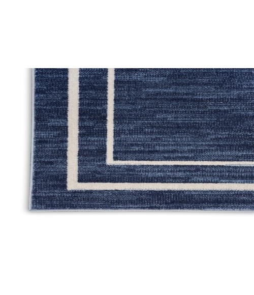 Nourison Nourison Essentials Navy Ivory NRE02 7 ft. X 10 ft. Rectangle Rug