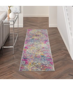 Nourison Passion - Psn34 Yellow Multi Area Rug 2 ft. 2 X 10 ft. Rectangle