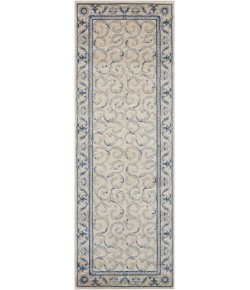Nourison Somerset - St02 Ivory Blue Area Rug 2 ft. X 5 ft. 9 Rectangle