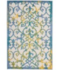 Nourison Aloha Area Rug ALH21-Ivory Blue