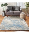 Nourison SYMMETRY Area Rug Nourison Symmetry Area Rug SMM07-Light Blue/Ivory