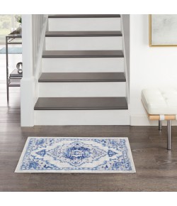 Nourison Whimsicle - Whs14 Ivory Blue Area Rug 2 ft. X 3 ft. Rectangle