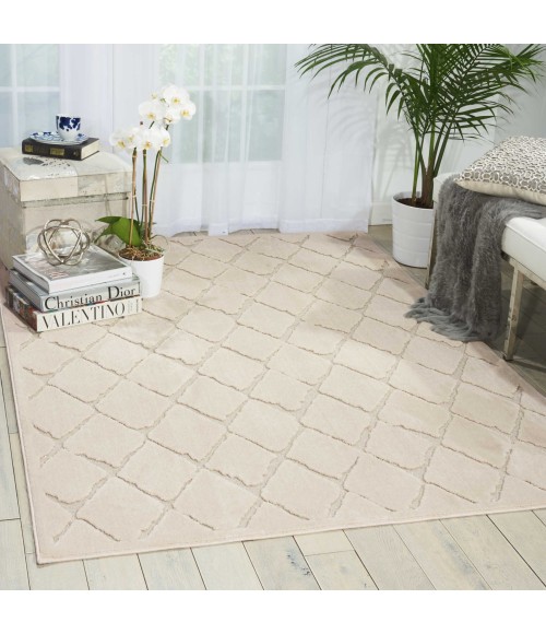 Michael Amini Gleam Area Rug MA601 Ivory