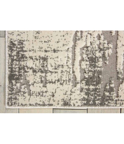 Michael Amini Gleam Area Rug MA602 Ivory/Grey