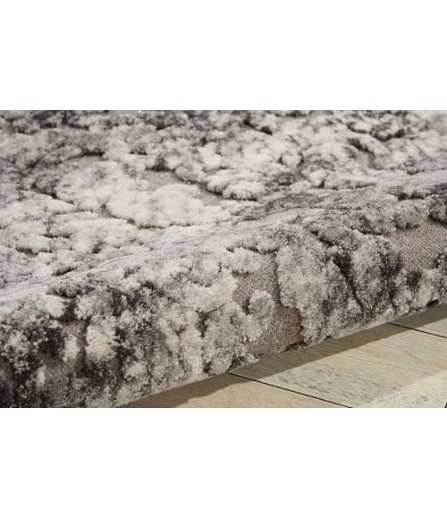 Michael Amini Gleam Area Rug MA603 Ivory/Slate