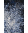 Nourison Passion Light Blue Black Rug PSN10 3 ft. 9 in. X 5 ft. 9 in. Rectangle - Rugs Town Nourison Passion Light Blue Black PSN10 3 ft. 9 in. X 5 ft. 9 in. Rectangle Rug