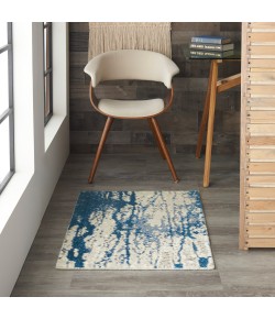 Nourison Twilight - Twi29 Ivory Blue Area Rug 2 ft. X 3 ft. Rectangle