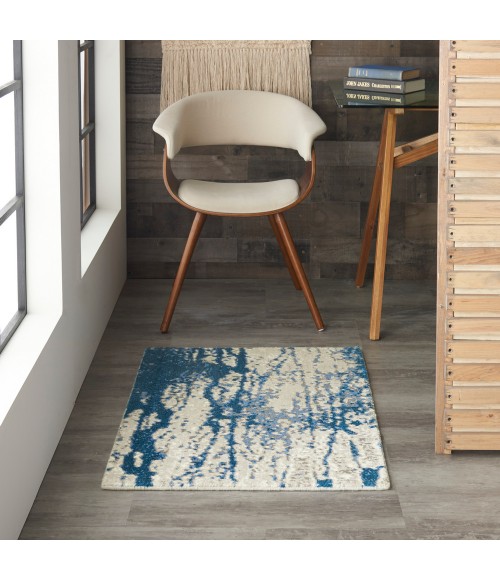 Nourison Twilight Area Rug TWI29 Ivory Blue