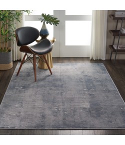 Nourison Rustic Textures - Rus05 Grey Area Rug 5 ft. 3 X 7 ft. 3 Rectangle